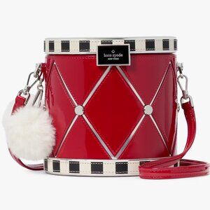 Kate Spade Oh What Fun 3D Toy Store Drum Clutch Satchel Crossbody Novelty Bag